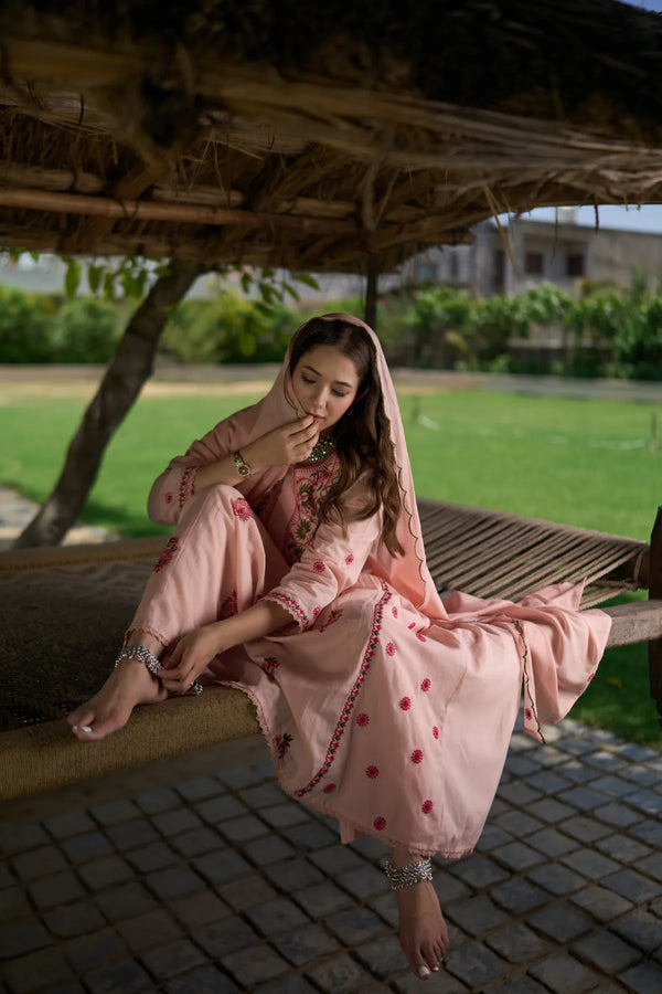 Pink Blossom Suit Set