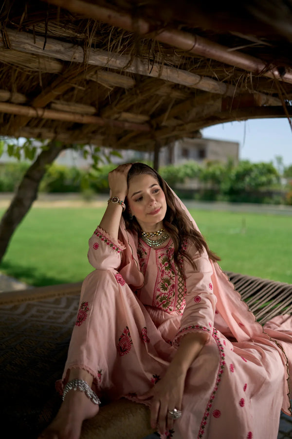 Pink Blossom Suit Set