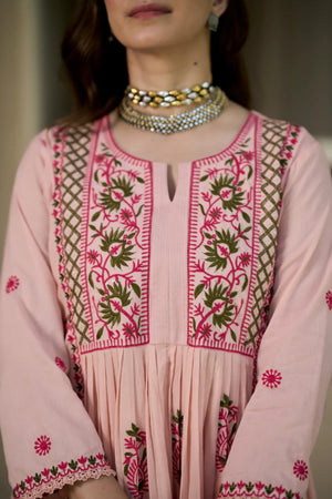 Pink Blossom Suit Set