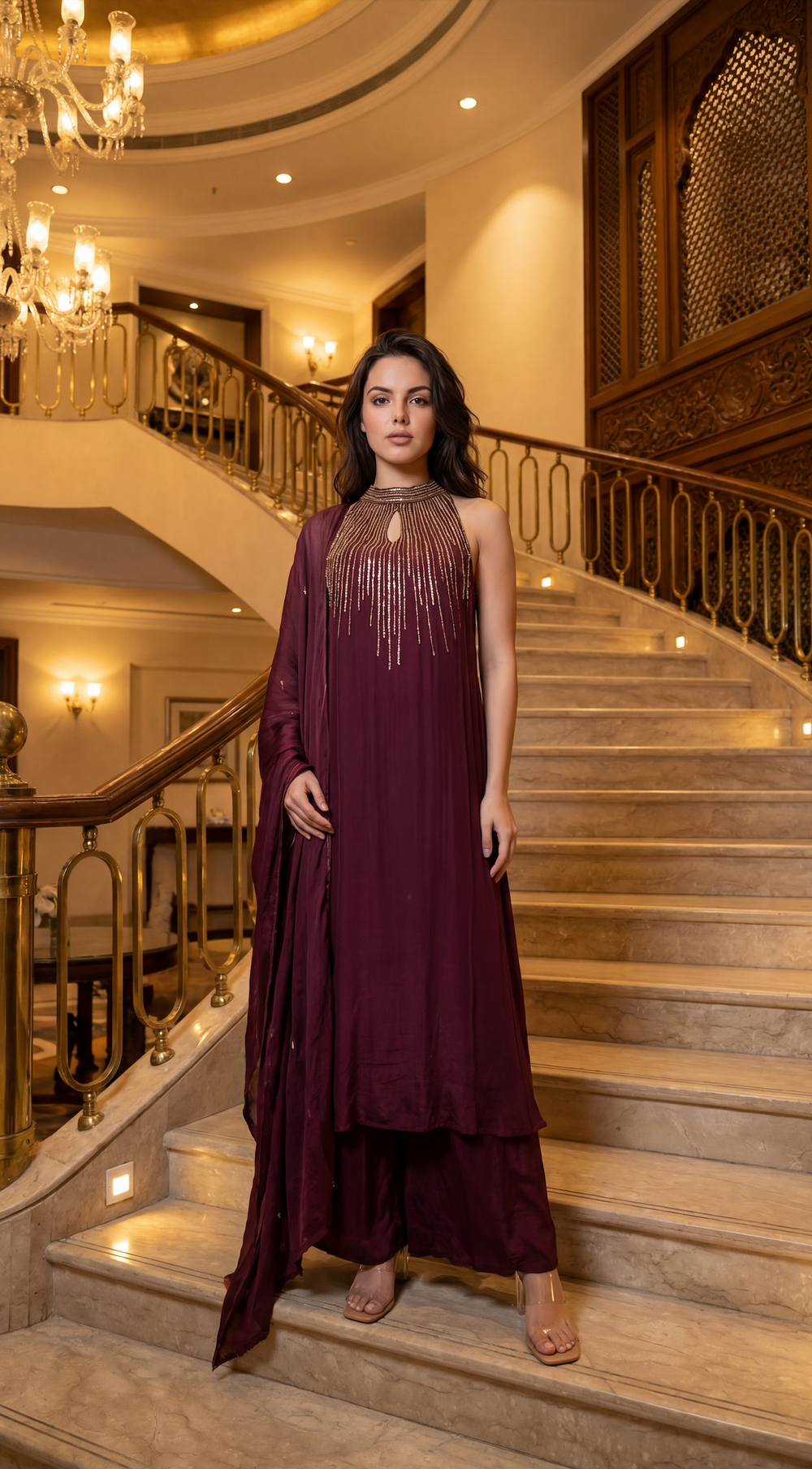 Imperial Wine Crepe Set