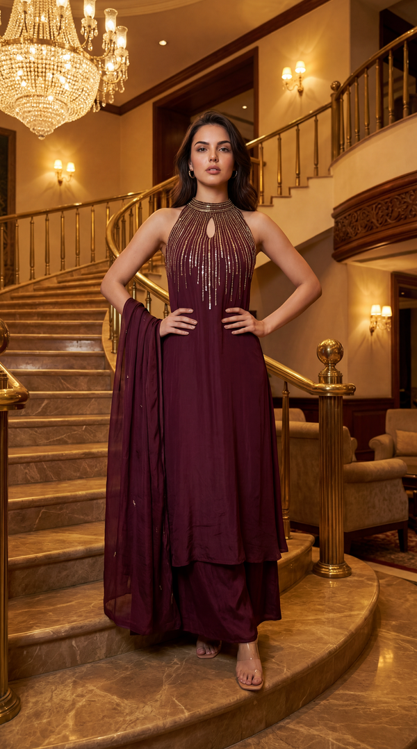 Imperial Wine Crepe Set