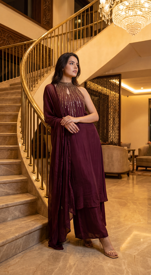 Imperial Wine Crepe Set