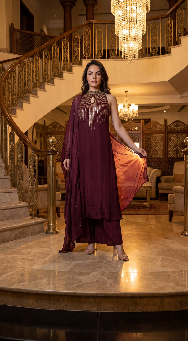 Imperial Wine Crepe Set