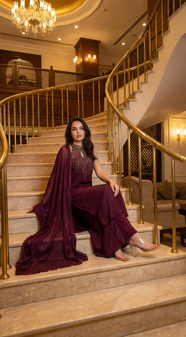 Imperial Wine Crepe Set