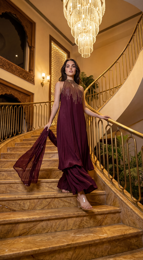 Imperial Wine Crepe Set