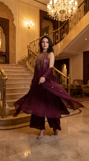 Imperial Wine Crepe Set