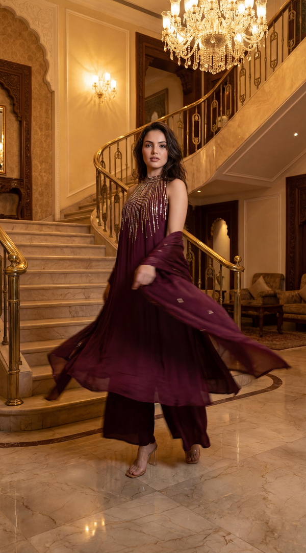 Imperial Wine Crepe Set