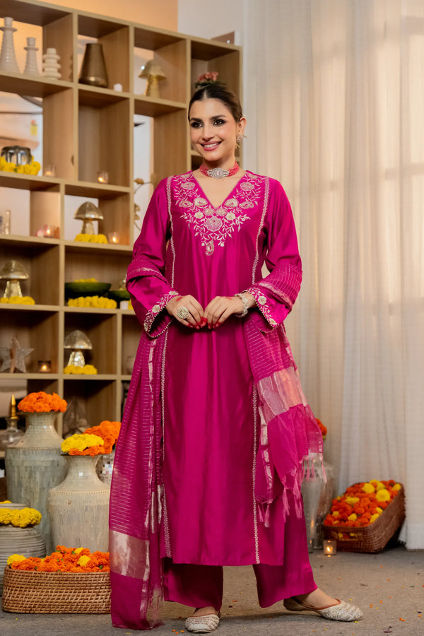 Gulabi Gul Suit Set