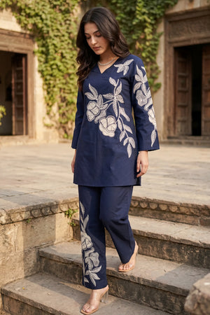Blue Botanica Co-ord Set