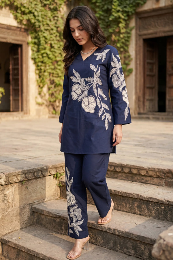 Blue Botanica Co-ord Set