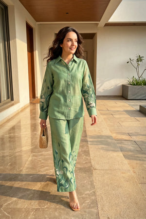 Sage Bloom Co-ord Set
