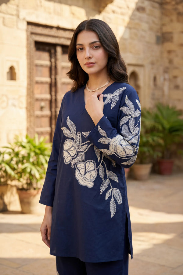 Blue Botanica Co-ord Set
