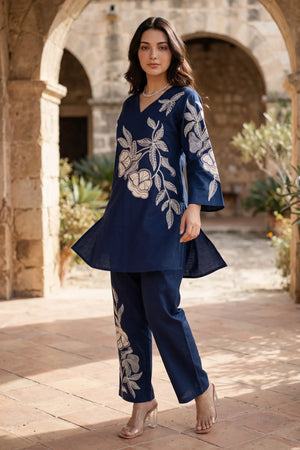 Blue Botanica Co-ord Set