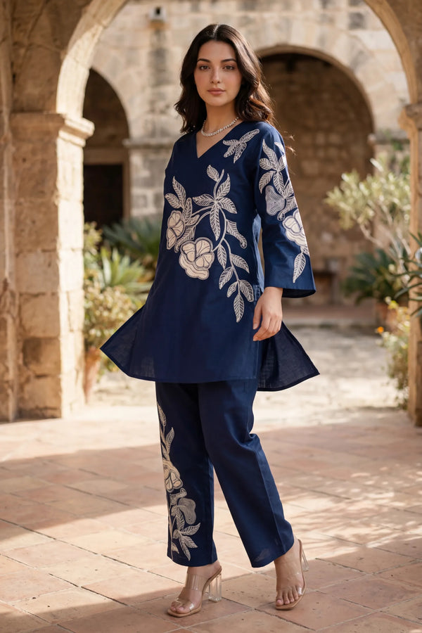 Blue Botanica Co-ord Set