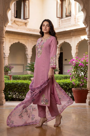 Rosabelle Embroidered Suit Set