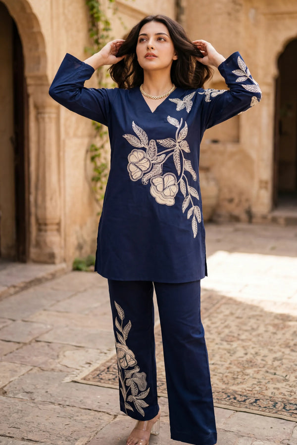 Blue Botanica Co-ord Set