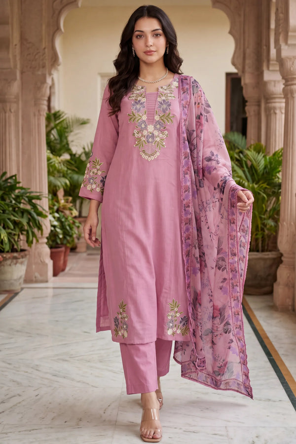 Rosabelle Embroidered Suit Set