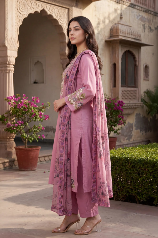 Rosabelle Embroidered Suit Set