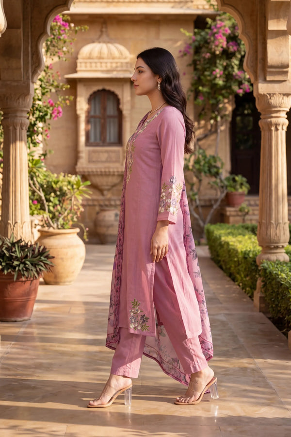Rosabelle Embroidered Suit Set