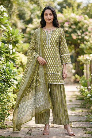 Olive Affair Farshi Set