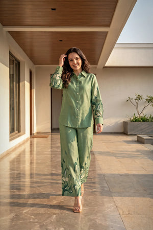 Sage Bloom Co-ord Set