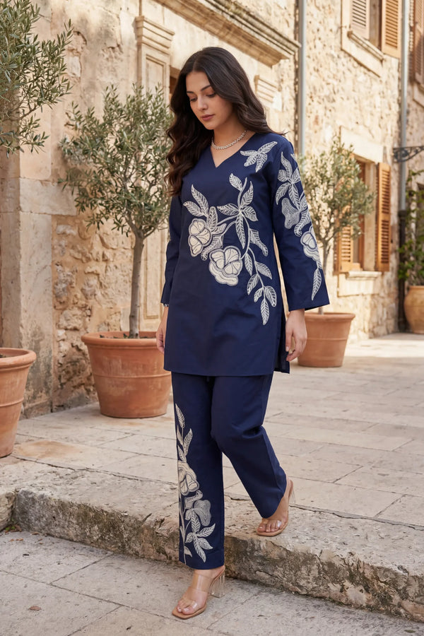 Blue Botanica Co-ord Set