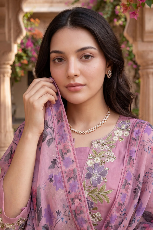 Rosabelle Embroidered Suit Set