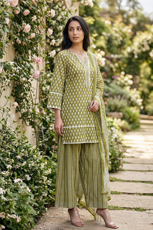 Olive Affair Farshi Set