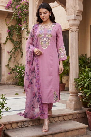 Rosabelle Embroidered Suit Set