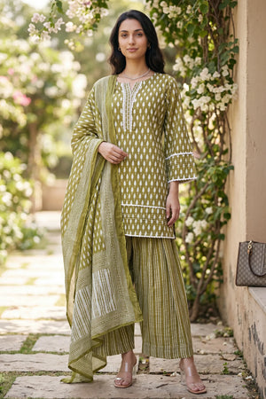 Olive Affair Farshi Set