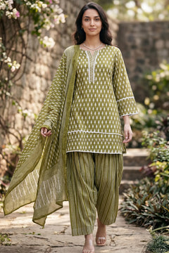 Olive Affair Farshi Set