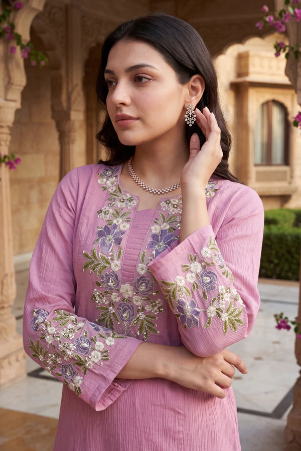 Rosabelle Embroidered Suit Set