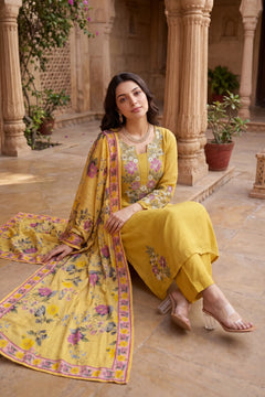 Honeydew Embroidered Suit Set