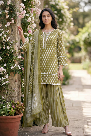 Olive Affair Farshi Set