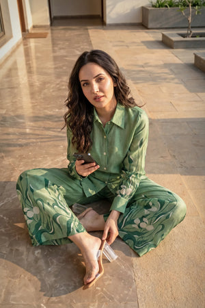 Sage Bloom Co-ord Set