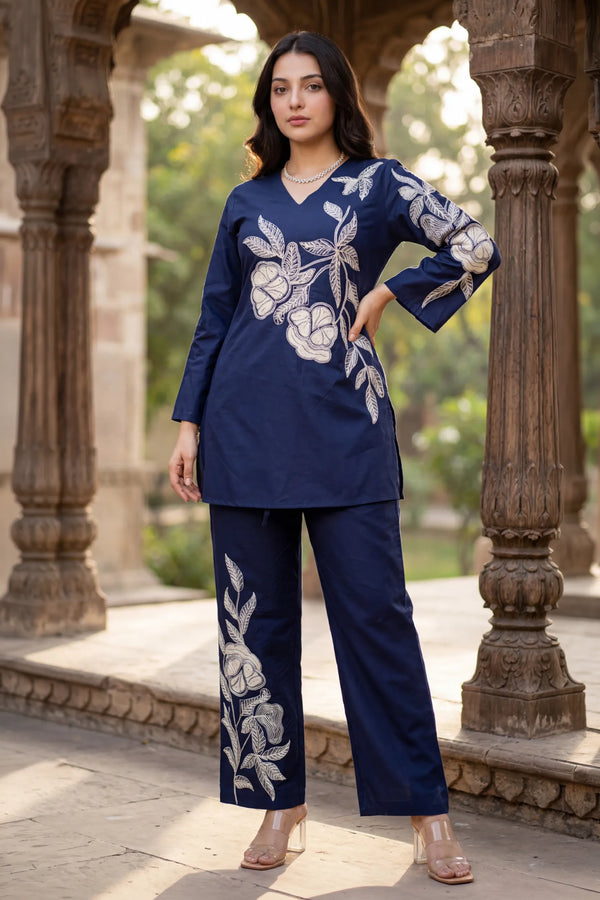 Blue Botanica Co-ord Set