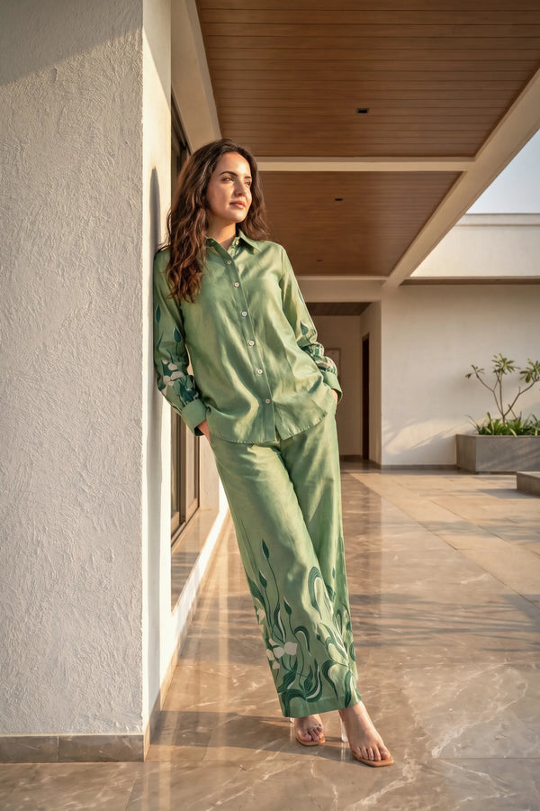 Sage Bloom Co-ord Set