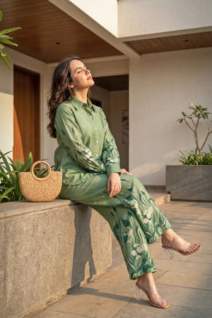 Sage Bloom Co-ord Set