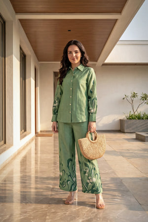 Sage Bloom Co-ord Set