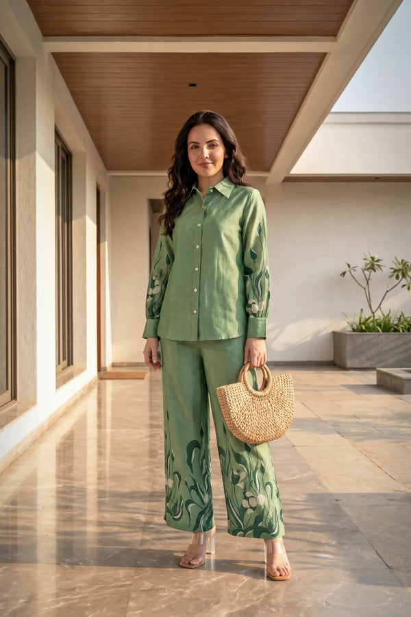 Sage Bloom Co-ord Set