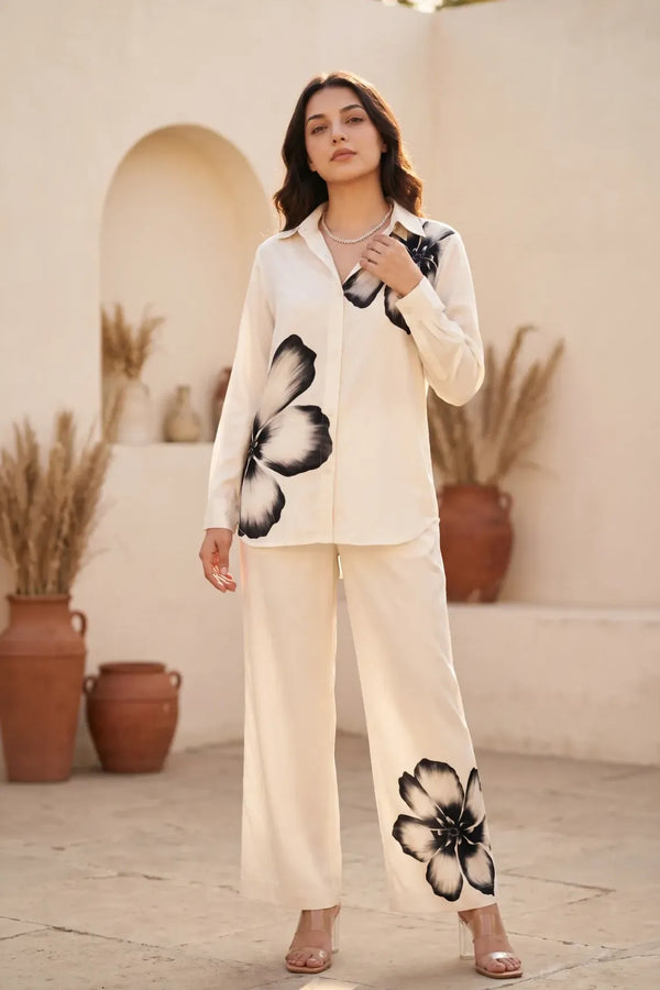 Midnight Petal Co-ord Set