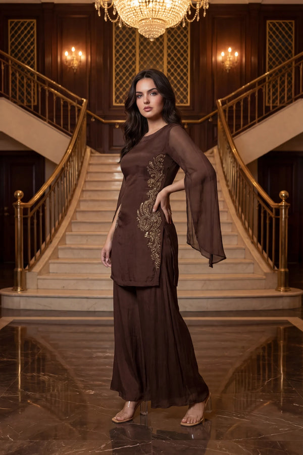 Mocha Luxe Chinon Set