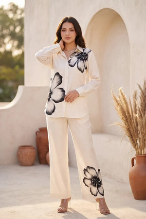 Midnight Petal Co-ord Set