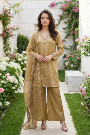 Golden Shimmer Suit Set