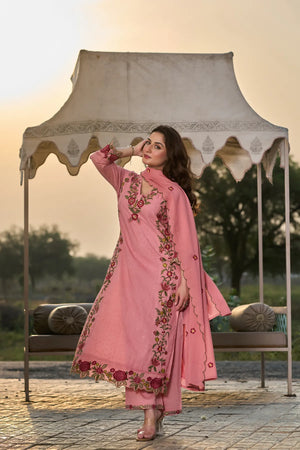 Pink Blossom Suit Set