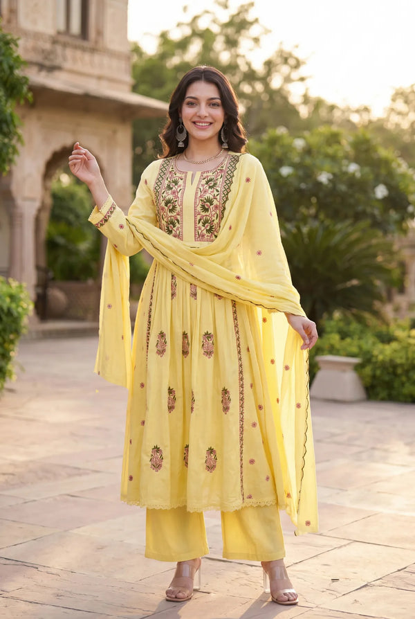 Lemon Petal Suit Set