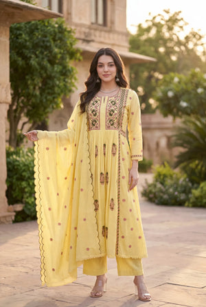 Lemon Petal Suit Set