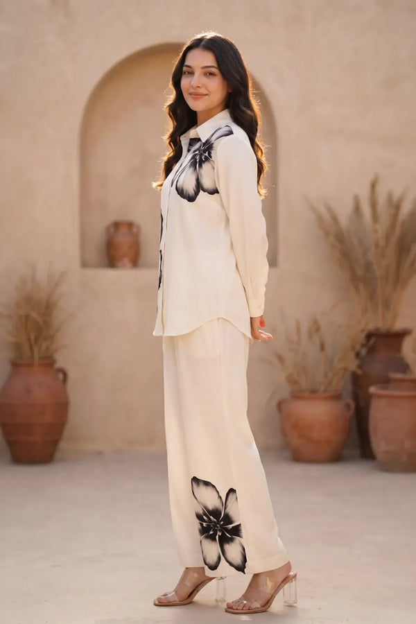 Midnight Petal Co-ord Set