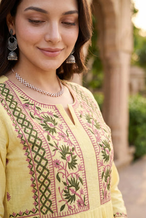 Lemon Petal Suit Set