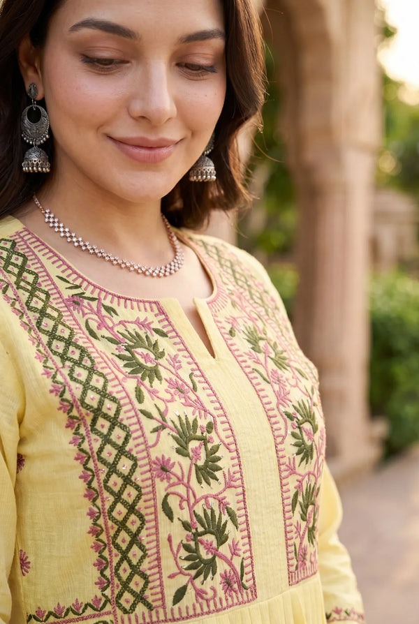 Lemon Petal Suit Set